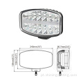 Luz de condução LED oval com luz de posição âmbar